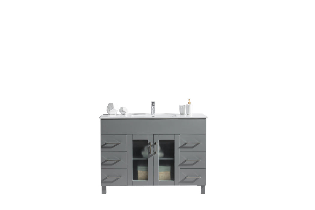 Nova 48 - Cabinet with Ceramic Basin Countertop