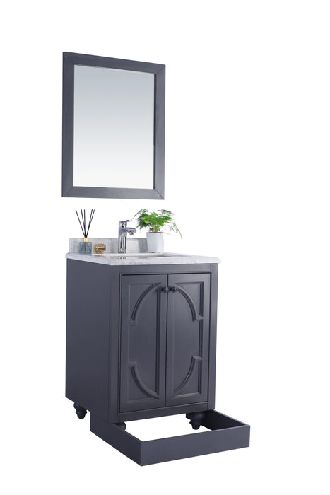 Odyssey - 24 - Cabinet with Matte Black VIVA Stone Solid Surface Countertop