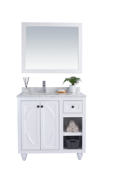 Odyssey - 36 - Cabinet with White Carrera Countertop