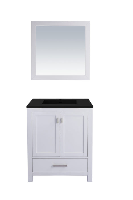 Wilson 30 - White Cabinet with VIVA Stone Solid Surface Countertop