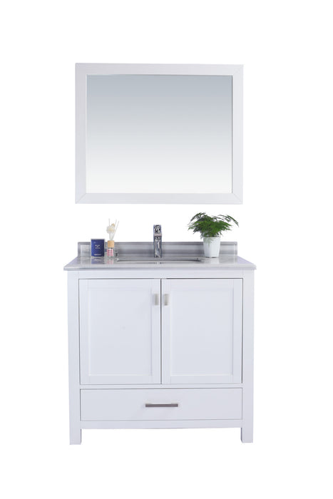 Wilson 36 - White Cabinet with  Countertop