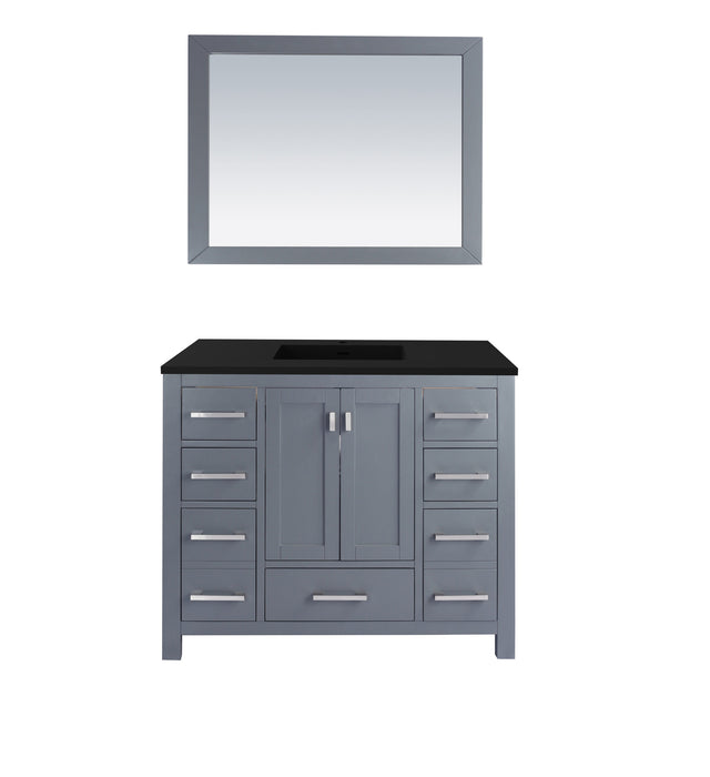Wilson 42 - Grey Cabinet with VIVA Stone Solid Surface Countertop