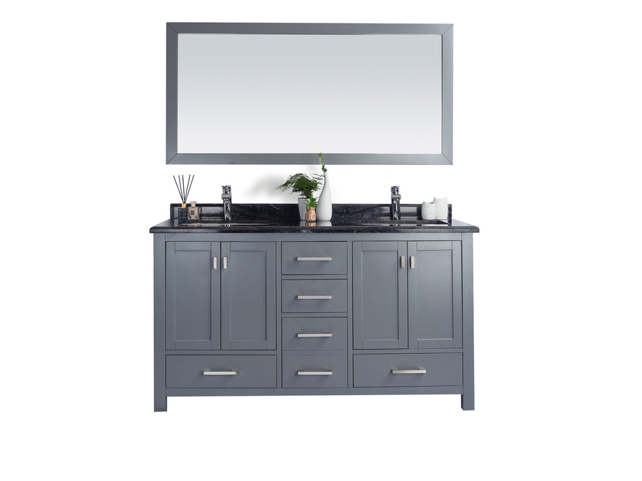 Wilson 60 - Grey Cabinet with Countertop