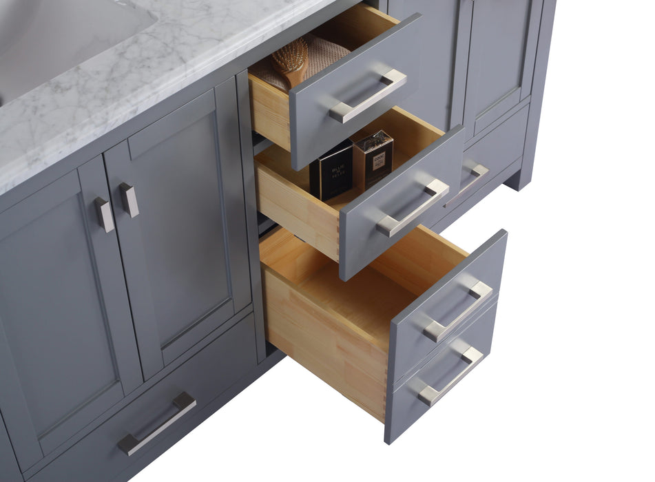 Wilson 60 - Grey Cabinet with VIVA Stone Solid Surface Countertop
