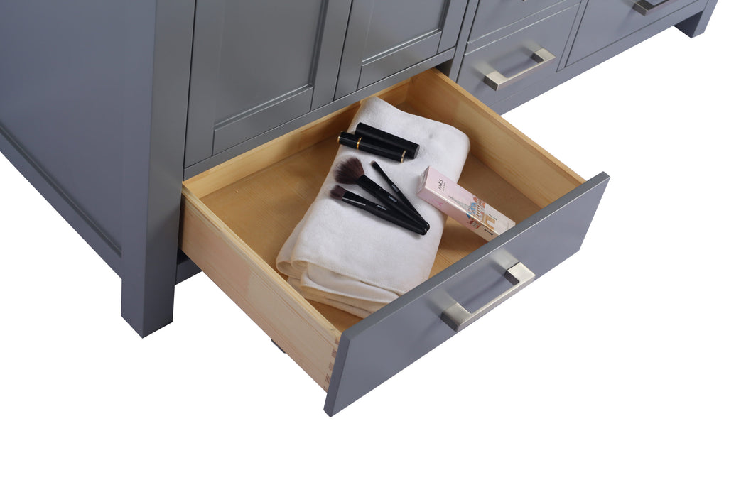 Wilson 60 - Grey Cabinet with Countertop