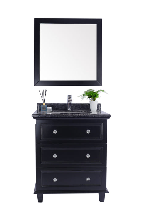 Luna - 30 - Cabinet with Black Wood  Countertop