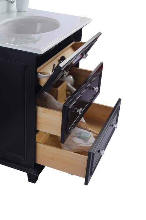 Luna - 30 - Cabinet with Black Wood  Countertop