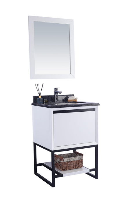 Alto 24 - White Cabinet with Countertop