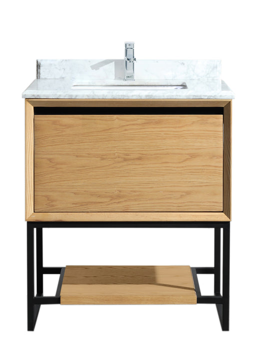 Alto 30 - California White Oak Cabinet with Countertop