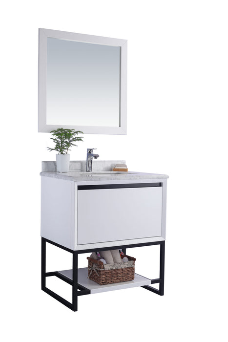 Alto 30 - White Cabinet with Countertop