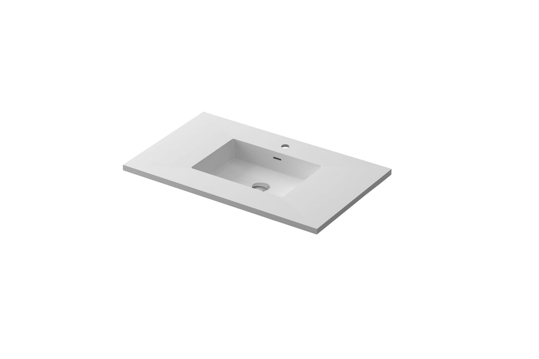VIVA Stone Matte White - Solid Surface Countertop