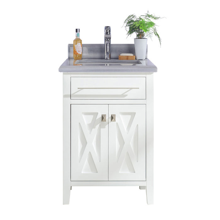 Wimbledon - 24 -  Cabinet with White Stripes Countertop