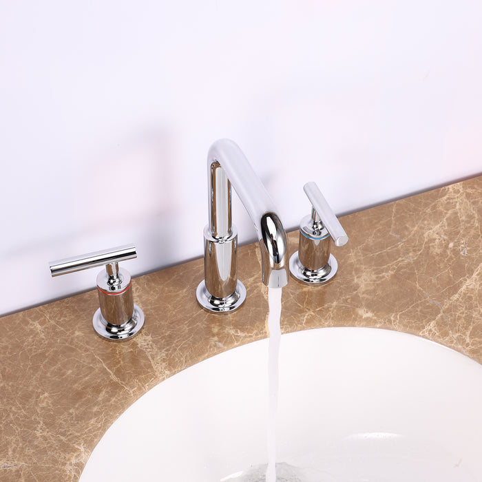 Eviva Purist 2 Handles (3 Holes) Bathroom Sink Faucet