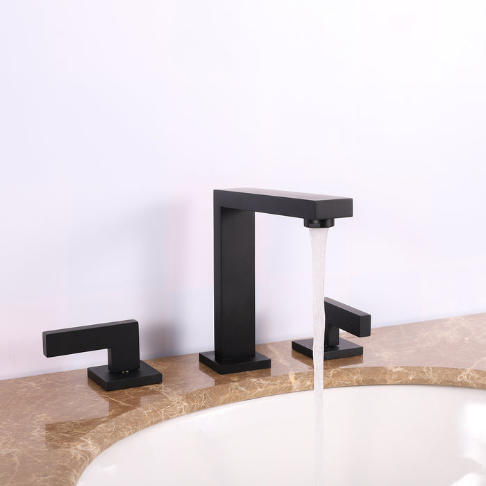 Eviva Sleek 2 Handles (3 Holes) Bathroom Sink Faucet