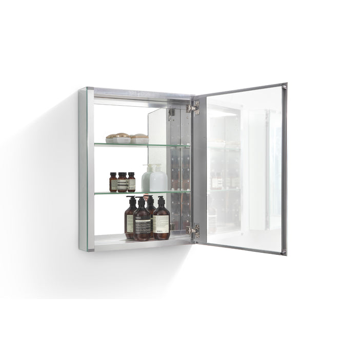 Eviva Lazy all mirror wall mount/recessed medicine cabinet with no lights