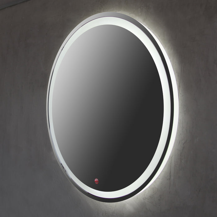 Eviva Cecilia Glass Wall-mount LED Bathroom Mirror