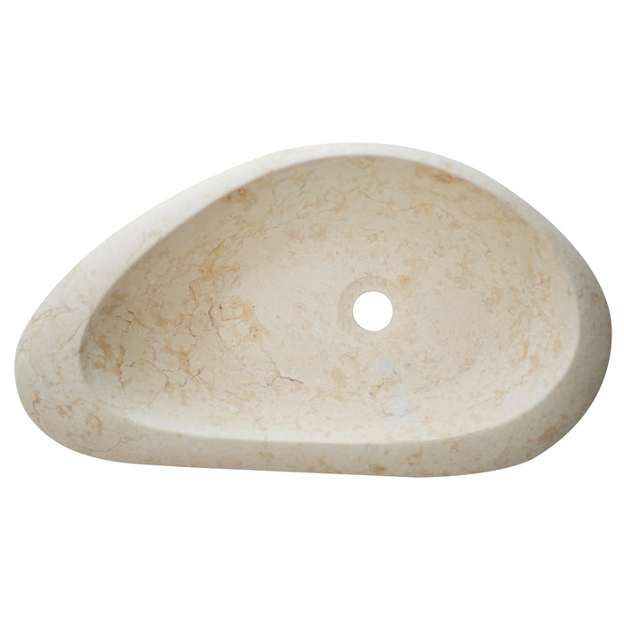 Eviva Pebble Stone 24" Marble Vessel Sink