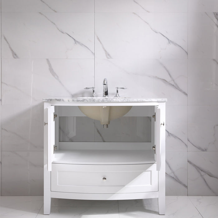 Eviva Stanton Freestanding Bathroom Vanity in White