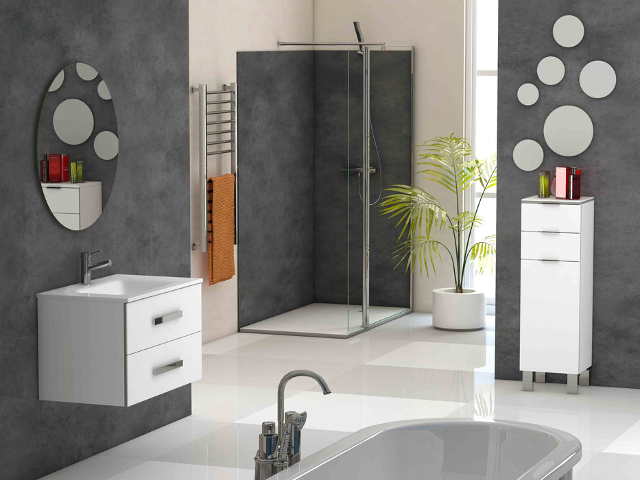 Eviva Astoria 32" White Modern Bathroom Vanity with White Integrated Porcelain Sink