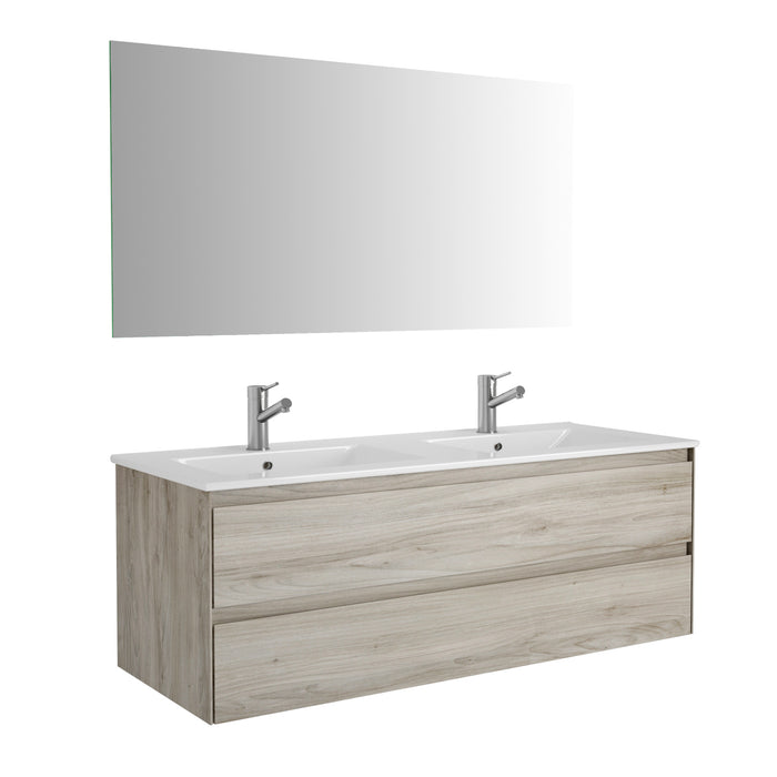 Eviva Bloom 48" Bathroom Vanity with White Integrated Porcelain Sink