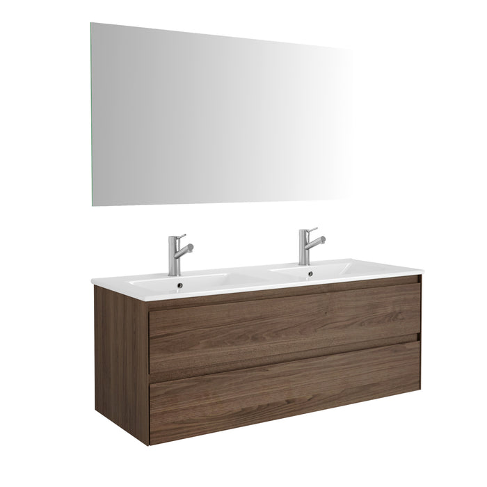Eviva Bloom 48" Bathroom Vanity with White Integrated Porcelain Sink