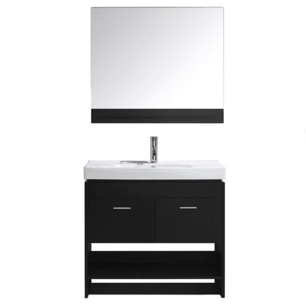 Gloria 36" Single Square Sink Top Vanity with Mirror - Vanity Grace Store - Virtuusa