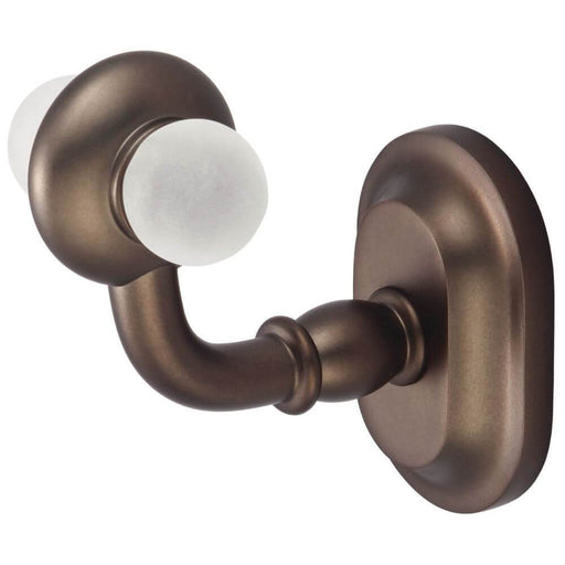 Accessory - Elegant Matching Glass Series Robe Hooks In Oil-rubbed Bronze Finish