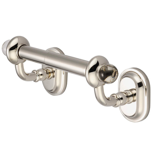 Accessory - Elegant Matching Glass Series Tissue Paper Holders In Polished Nickel Finish
