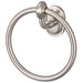 Accessory - Elegant Matching Glass Series Towel Ring In Brushed Nickel Finish