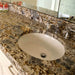 Bathroom Sink - Nantucket Sinks 13" X 10" Undermount Ceramic Sink In Bisque UM-13x10-B