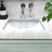 Bathroom Sink - Nantucket Sinks 16 Inch X 11 Inch Undermount Ceramic Sink In White UM-16x11-W