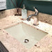 Bathroom Sink - Nantucket Sinks 16" X 11" Undermount Ceramic Sink In Bisque UM-16x11-B