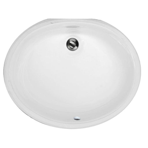 Bathroom Sink - Nantucket Sinks 17" X 14" Undermount Ceramic Sink In White