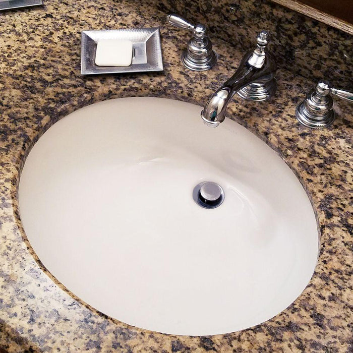 Bathroom Sink - Nantucket Sinks 17" X 14" Undermount Ceramic Sink In White