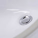 Bathroom Sink - Nantucket Sinks 17" X 14" White Glazed Bottom Undermount GB-17x17-W Oval Ceramic Sink