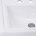 Bathroom Sink - Nantucket Sinks 23" Rectangular Drop-In Ceramic Vanity Sink DI-2418-R8