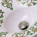 Bathroom Sink - Nantucket Sinks Lugano Fireclay Hand-decorated Vanity Sink