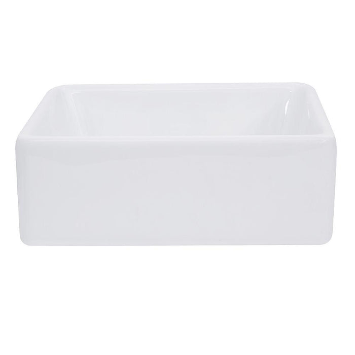 Bathroom Sink - Nantucket Sinks Square White Vessel Sink NSV107A