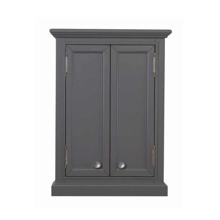 Cabinet - Derby Collection Wall Cabinet In Cashmere Grey