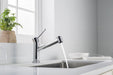 Kitchen Faucet - Stufurhome Metrolux Kitchen Faucet Set Chrome Single-Lever Mixer W/ Spray Head