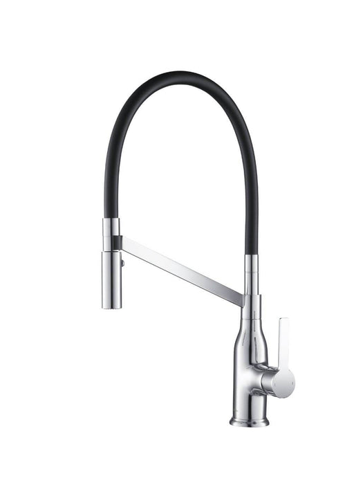 Kitchen Faucet - Stufurhome Vallant Kitchen Faucet W/ Spray Head Gooseneck Single Lever Mixer In Chrome