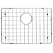 Kitchen Sink - 25" X 22" Small Radius Single Bowl Stainless Steel Hand Made Drop In Kitchen Sink W/ Drain, Strainer, Bottom Grid, And Single Hole Faucet