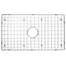 Kitchen Sink - 33" X 21" Zero Radius Single Bowl Stainless Steel Hand Made Apron Front Kitchen Sink W/ Drain, Strainer, Bottom Grid, And Single Hole Faucet