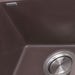 Kitchen Sink - Nantucket Sinks 17" Single Bowl Undermount Granite Composite Bar-Prep Sink Brown