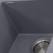 Kitchen Sink - Nantucket Sinks 17" Single Bowl Undermount Granite Composite Bar-Prep Sink Titanium