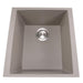 Kitchen Sink - Nantucket Sinks 17" Single Bowl Undermount Granite Composite Bar-Prep Sink Truffle