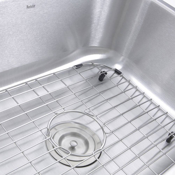 Kitchen Sink - Nantucket Sinks 23" Small Rectangle Single Bowl Undermount Stainless Steel Kitchen Sink, 16 Gauge, NS09i-16