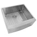 Kitchen Sink - Nantucket Sinks 24" Pro Series Single Bowl Farmhouse Apron Front Stainless Steel Kitchen Sink