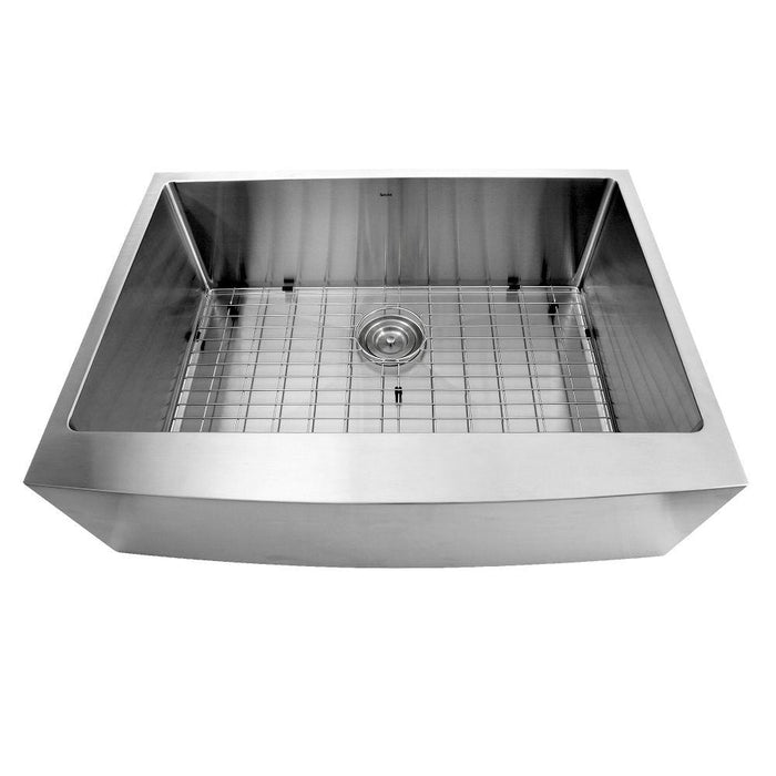 Kitchen Sink - Nantucket Sinks 30" Pro Series Single Bowl Farmhouse Apron Front Stainless Steel Kitchen Sink