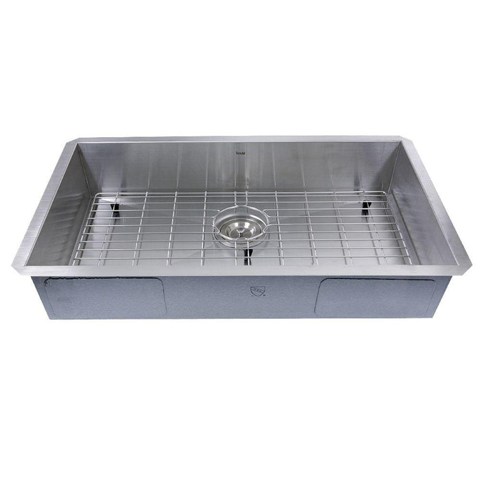 Kitchen Sink - Nantucket Sinks 30" Single Bowl Zero Radius ADA Stainless Steel Kitchen Sink